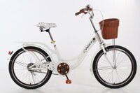 Xe đạp trẻ em mini cỡ bánh 22 Vicky VM22 - trắng