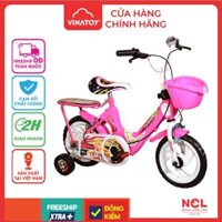 Xe Đạp Trẻ Em Nhựa Chợ Lớn 12 - 14 inch K117 - Cho Trẻ Từ 2 đến 5 Tuổi Thể Thao Mẫu Mới Giá Rẻ