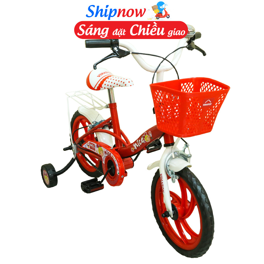 Xe đạp trẻ em Nhựa Chợ Lớn K104 - M1799-X2B - 14 inch, dành cho bé từ 4-5 tuổi