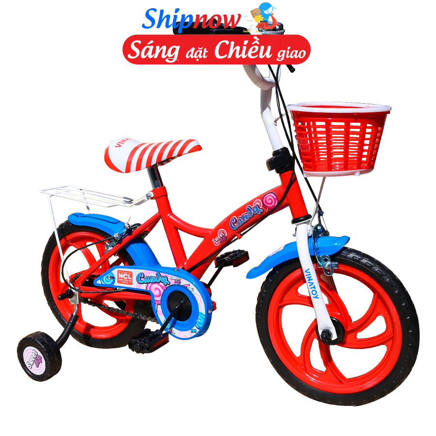 Xe đạp trẻ em Nhựa Chợ Lớn K105 - M1819-X2B - 14 inch, dành cho bé từ 4-5 tuổi