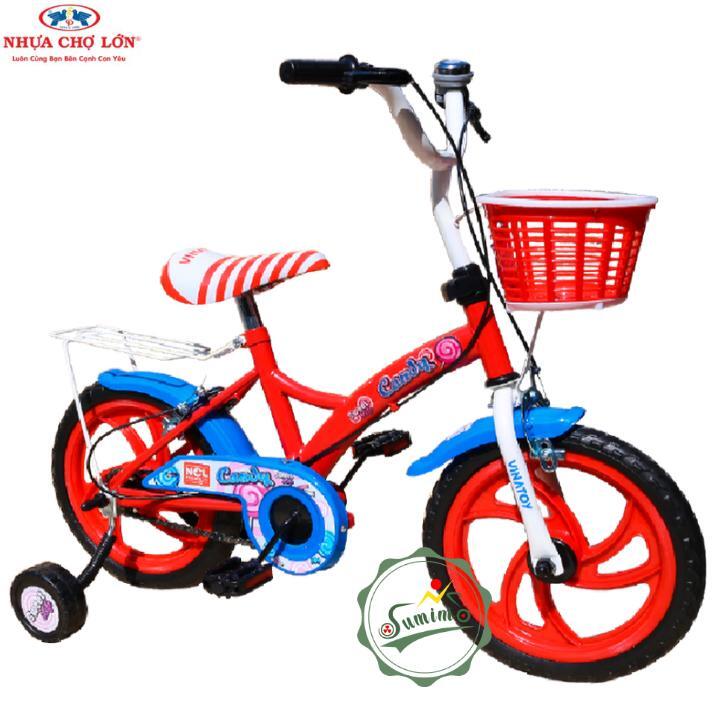 Xe đạp trẻ em Nhựa Chợ Lớn K105 - M1818-X2B - 12 inch, dành cho bé từ 3-4 tuổi