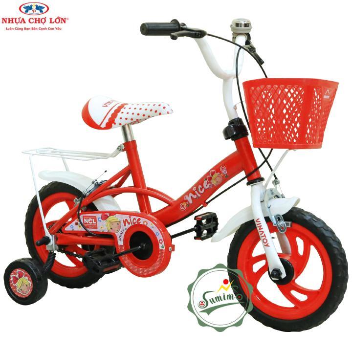 Xe đạp trẻ em Nhựa Chợ Lớn K104 - M1798-X2B - 12 inch, dành cho bé từ 3-4 tuổi