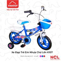 Xe đạp trẻ em Nhựa Chợ Lớn K107 - M1823-X2B - Cho Bé Từ 2 đến 4 Tuổi