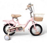 Xe đạp trẻ em SHUKYO S3 hồng 12 inch