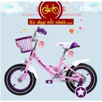 Xe Đạp Trẻ Em Stitch 909 - Xe đạp cho bé 2 3 4 5 6 7 tuổi