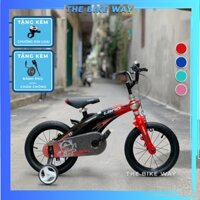 Xe đạp Trẻ em [The Bike Way] LanQ 39 khung nhôm siêu nhẹ / 3-4-5-6 Tuổi / Size bánh 12-14-16" Inch