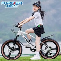 Xe đạp trẻ em thể thao FOREVER có 2 PHUỘC, vành đúc, thắng đĩa kép, khung thép carbon siêu bền dành cho bé 3 đến 14 tuổi