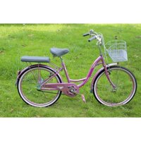 Xe đạp trẻ em Totem Sunny size 24 nhap TRANXEDAP giảm 200k - Hồng Tím,Size 24