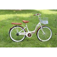 Xe Đạp Trẻ Em TOTEM Sunny Size 24 - Trắng
