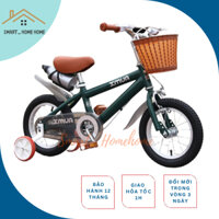 Xe đạp trẻ em, xe đạp trai bé gái cho bé 2-10 tuổi mẫu giỏ vuông 14inch, 16inch Smart_Homehome VAN04