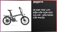 Xe đạp trợ lực điện gấp gọn ADO A20 Air - Bản nâng cấp phuộc