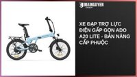 Xe đạp trợ lực điện gấp gọn ADO A20 Lite - Bản nâng cấp phuộc