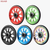 Xe đạp TRÒN Bánh xe dễ dàng, Vòng bi gốm sứ Bánh xe đạp 60mm, Bánh xe tập đẩy Nâng cấp Thiết kế mở rộng Hợp kim nhôm Xe đạp phụ trợ Bánh xe phía sau