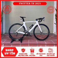 Xe Đạp Twitter T8 2025 | 3M Carbon, Nâng cấp Ghi Đông Đầu Cá Mập