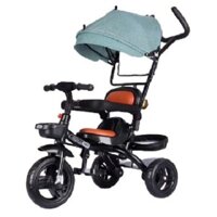 Xe đạp và đẩy 3 bánh đa năng có mái che và giỏ đựng đồ cho bé yêu