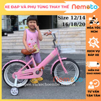 Xe đạp Xaming 1 gióng to dễ thương cho bé gái từ 2-9 tuổi XM14