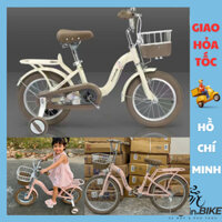Xe Đạp Xaming Mẫu Mới Nhất Cho Bé Gái - Đủ Size Cho Bé 2-9 Tuổi C1