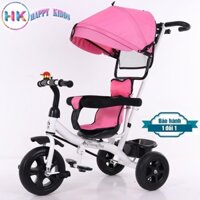Xe đạp- Xe 3 bánh đưa bé đi chơi có mái che ( HÀNG CHÍNH HÃNG)
