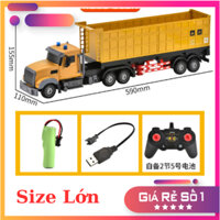 Xe Đầu Kéo Container Điều Khiển Từ Xa Cỡ Lớn – Có Nhạc, Đèn LED, Pin Sạc, Remote Đầy Đủ