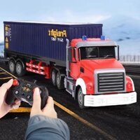 Xe Đầu Kéo Container,Xe Rơ Mooc Chở Hàng Phong Cách Mỹ Điều Khiển Từ Xa 6 Chiều RC2.4G