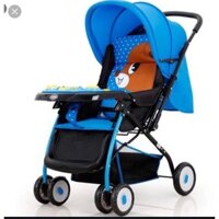 XE ĐẨY 2 CHIỀU 3 TƯ THẾ 709N MÀU XANH CAO CẤP