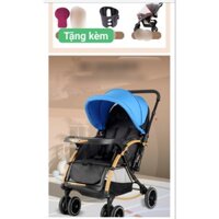 XE ĐẨY 2 CHIỀU 3 TƯ THẾ BẬP BÊNH BAOBAOHAO C3 MÀU XANH DƯƠNG +màn chống muỗi