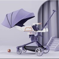 Xe đẩy 2 chiều 3 tư thế cao cấp V9 mẫu mới có bàn ăn dặm