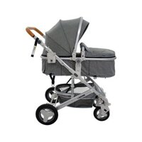 Xe đẩy 2 chiều gấp gọn HAKAWA HK-B02 (0 - 3 tuổi) - Màu xám