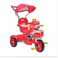 Xe đẩy 3 bánh cho bé có mái che và cần đẩy tiện lợi siêu đáng yêu – Song Long Plastic