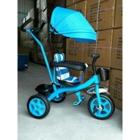 XE ĐẨY 3 BÁNH MÁI CHE