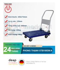 Xe đẩy 4 bánh Phong Thạnh XTB100DN-K   Piqi4 | Www.Thietbinhapkhau.Com | Công Ty PQ "Sẵn Sàng Cho Bạn"