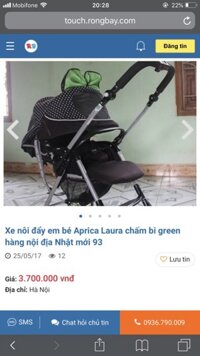 Xe đẩy aprica nội địa nhật