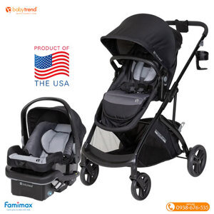Xe đẩy Baby Trend Passport Stroller, Safari Kingdom