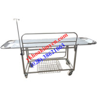 Xe đẩy băng ca Inox bánh lớn