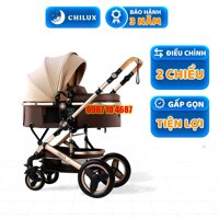 Xe đẩy cho bé Chilux V1.6 - 9 tính năng tiện dụng cho mẹ và bé - có thể gấp gọn