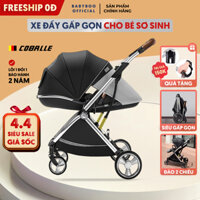 Xe đẩy cho bé gấp gọn đảo chiều đa năng COBALLE Đức Cao Cấp , Màn Che Kín Toàn Thân Cho Bé, Đa Tính Năng - Bảo hành 2 nă
