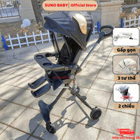 Xe đẩy cho bé gấp gọn M9T, Xe đẩy K8, 2 chiều, 3 tư thế, cho bé từ 2 tháng tuổi - 6 tuổi,  SUNOBABY