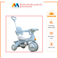 XE ĐẨY CHO BÉ KIÊM XE CHÒI CHÂN, XE ĐẠP 3 BÁNH 618 AN TOÀN CÓ KHUNG BẢO VỆ CHO Bé