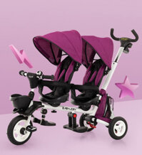 Xe đẩy cho bé sinh đôi kiểu dáng xe đạp cao cấp 057