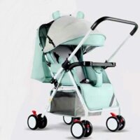 Xe đẩy cho bé sơ sinh 2 chiều 3 tư thế có nhạc chính hãng