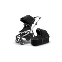 Xe Đẩy Cho Bé Thule Sleek + Thule Sleek Bassinet-Midnight Black