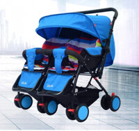 Xe đẩy cho em bé sinh đôi cao cấp 013
