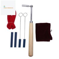 Xe Đẩy Chuyên Nghiệp Táo tàu Piano Tuner Tuner Tắt Tiếng Bộ Dụng Cụ Hộp Đàn Piano Điều Chỉnh Cần Dụng Cụ Tắt Tiếng Búa DIY Bộ