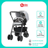 Xe đẩy Combi CrossGo 4 bánh quay tự động Kẻ Ghi/ Xanh Blue/ Đen Cam cho bé từ 1 đến 36 tháng tuổi - BH 12 THÁNG