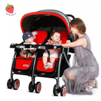 Xe đẩy đôi cho bé song sinh Baobaohao gấp gọn tiện lợi , dautayshop.vn