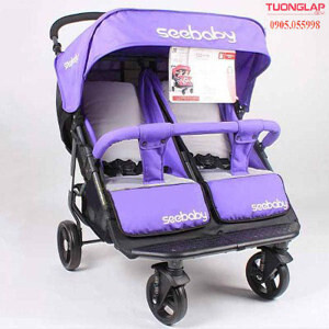 Xe đẩy trẻ em đôi Seebaby T22 nhiều màu