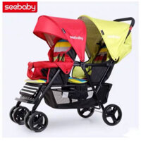 Xe đẩy đôi Seebaby T12 gấp gọn