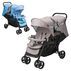 Xe đẩy đôi trẻ em Seebaby T33