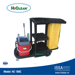 Xe đẩy dọn phòng HiClean HC-180C