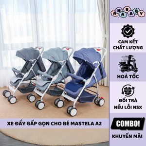 Xe đẩy du lịch cho bé Mastela A2